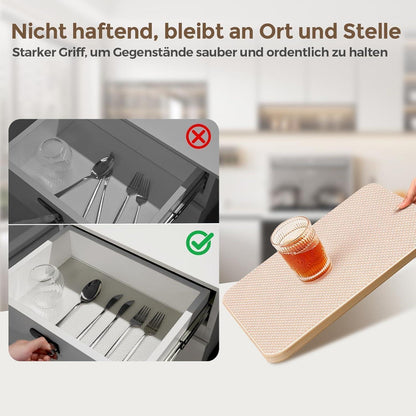 Antirutschmatte Schublade 30x300 cm – Küchenmatte, Transparent