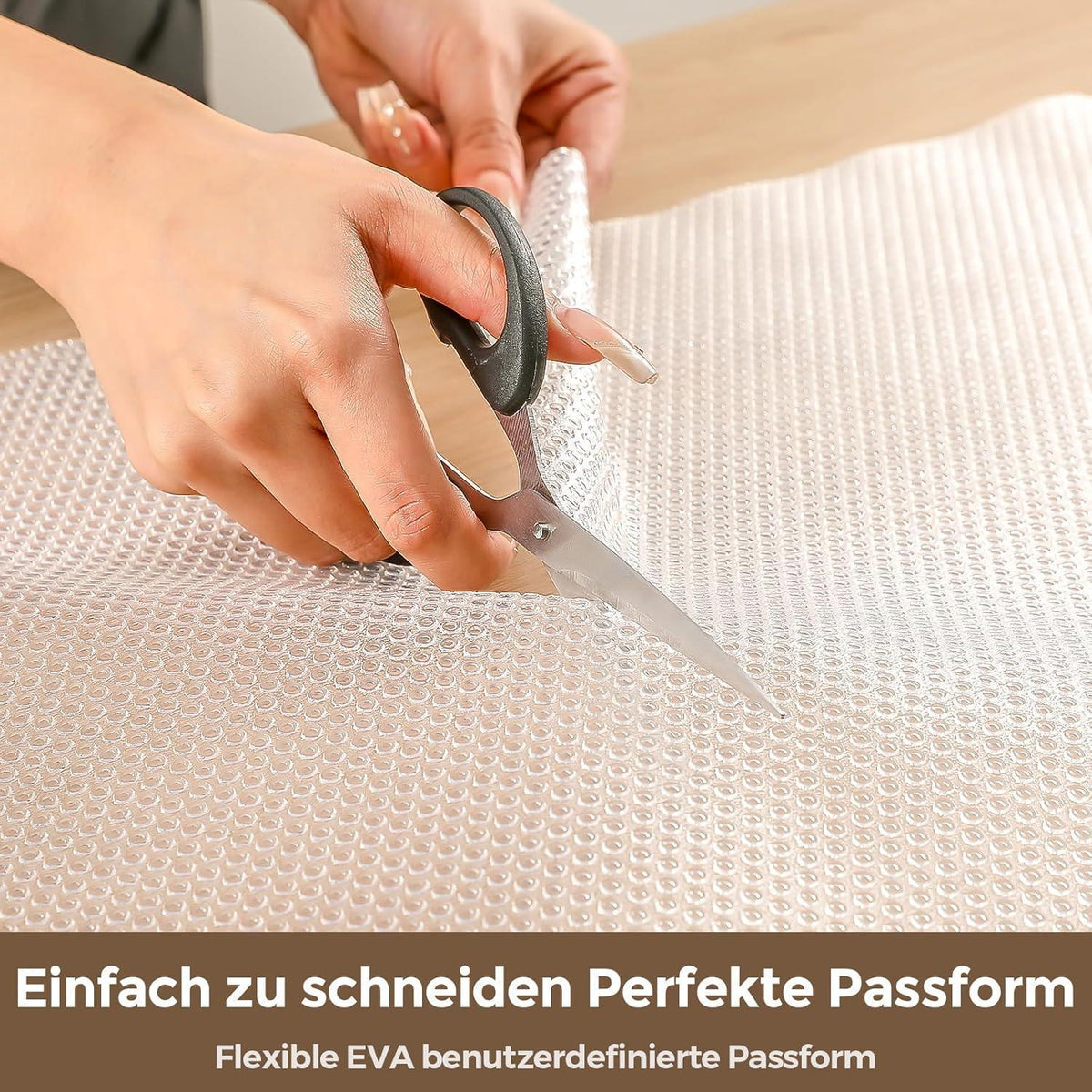 Antirutschmatte Schublade 30x300 cm – Küchenmatte, Transparent