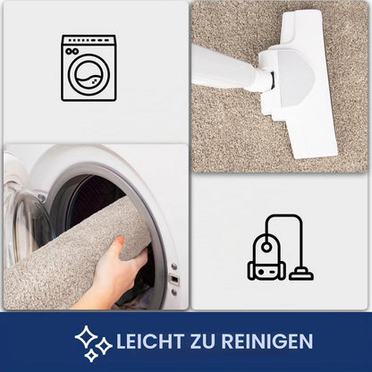 Läufer Teppich 60x210 cm – Schmutzfangmatte Beige