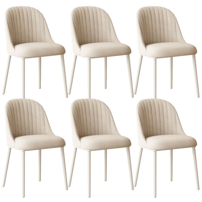 Samt Esszimmerstühle Set (6) – Modern & Bequem