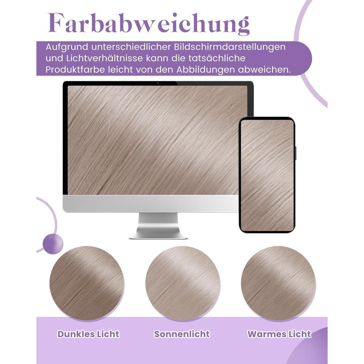 Echthaar Tressen Blond 60cm – Zum Einnähen, 80g