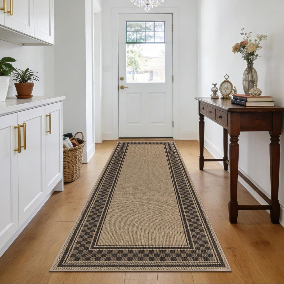 Jute Optik Läufer 80x200 cm – Rutschfest & Pflegeleicht