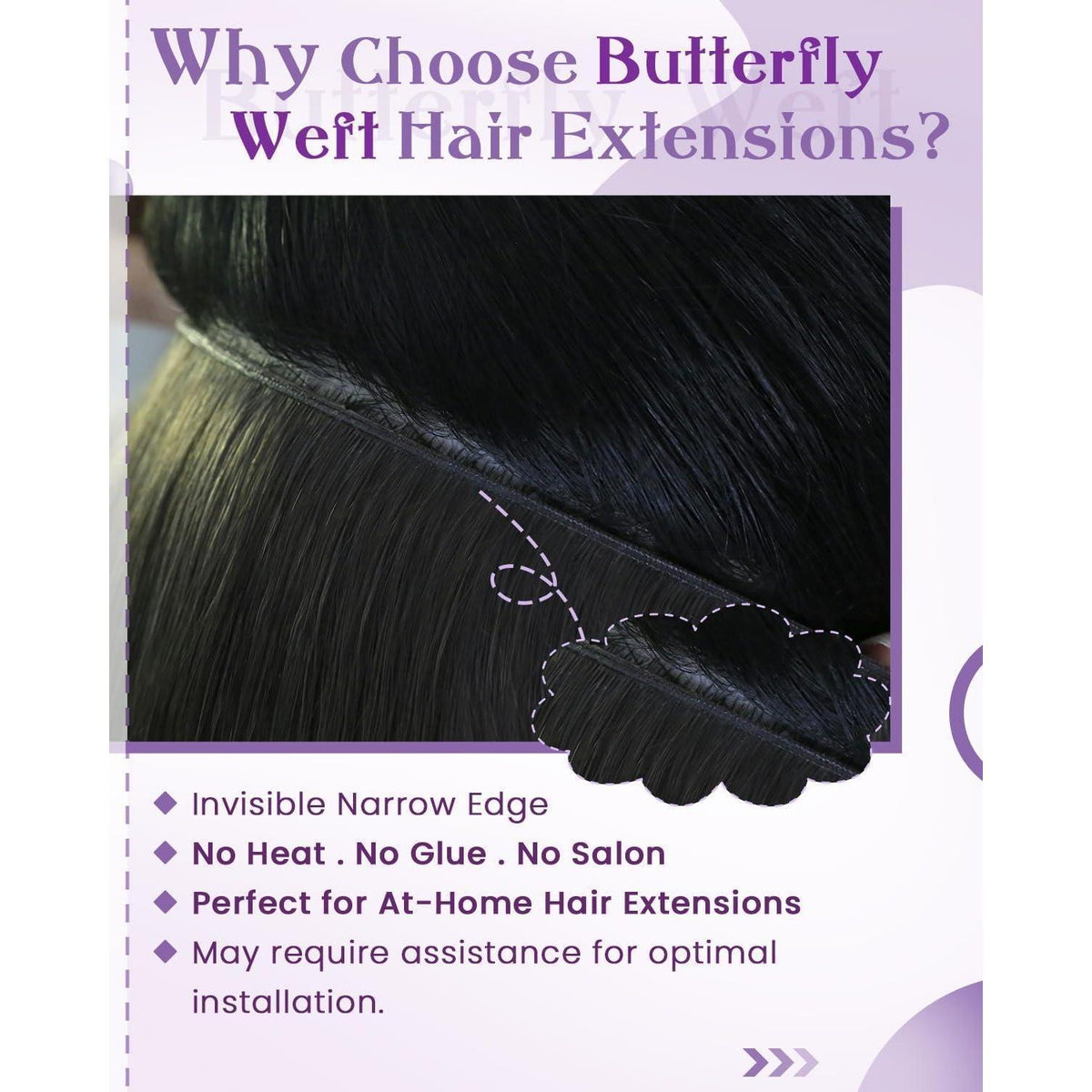 Echthaar Tressen Aschblond 50cm – Unsichtbare Einnähtressen