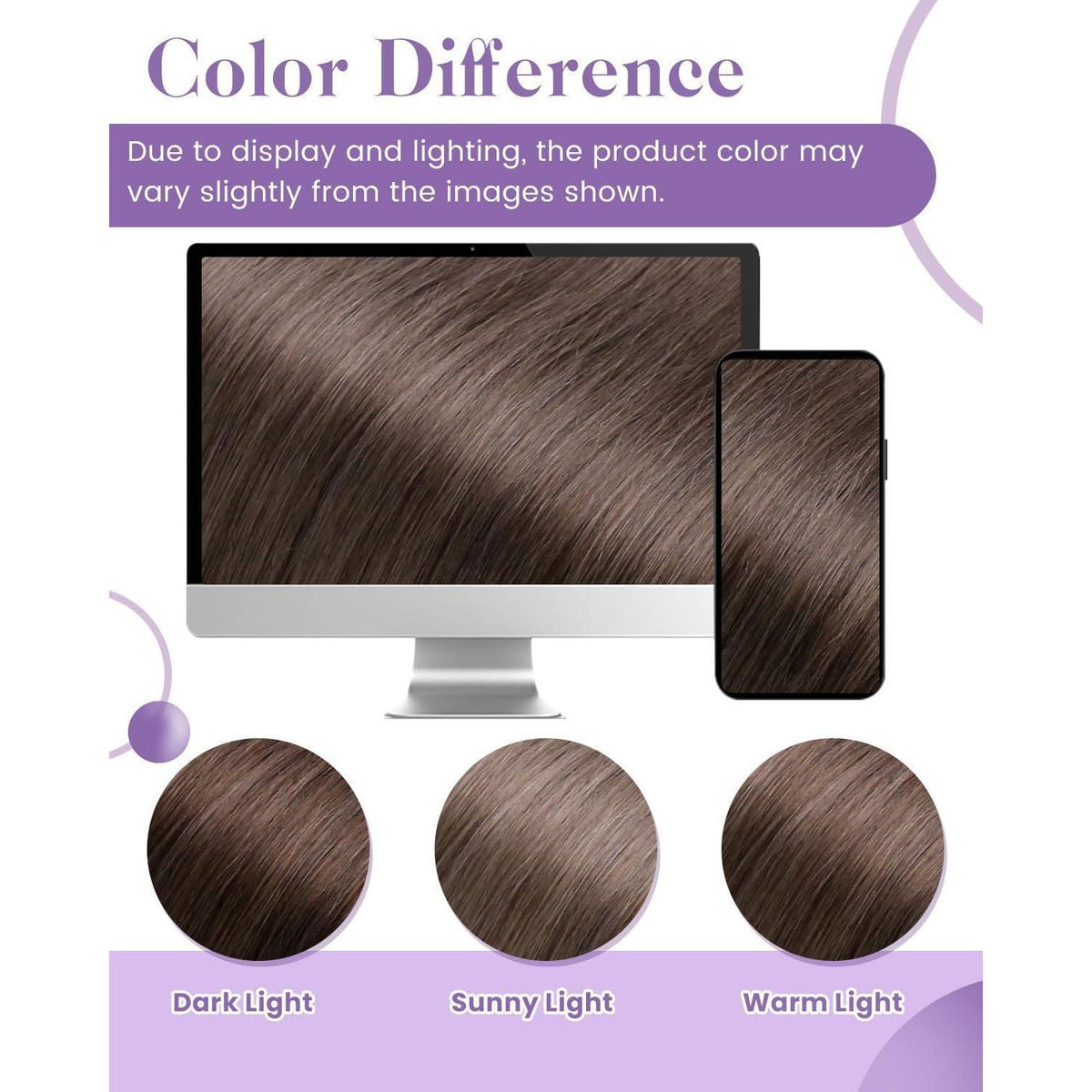 Echthaar Tressen Braun 55cm – Sew-in Weft Extensions
