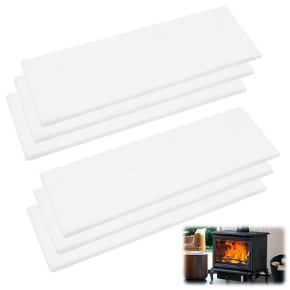 Keramikwolle für Bioethanol Kamin – 6 Stück, 30x10cm