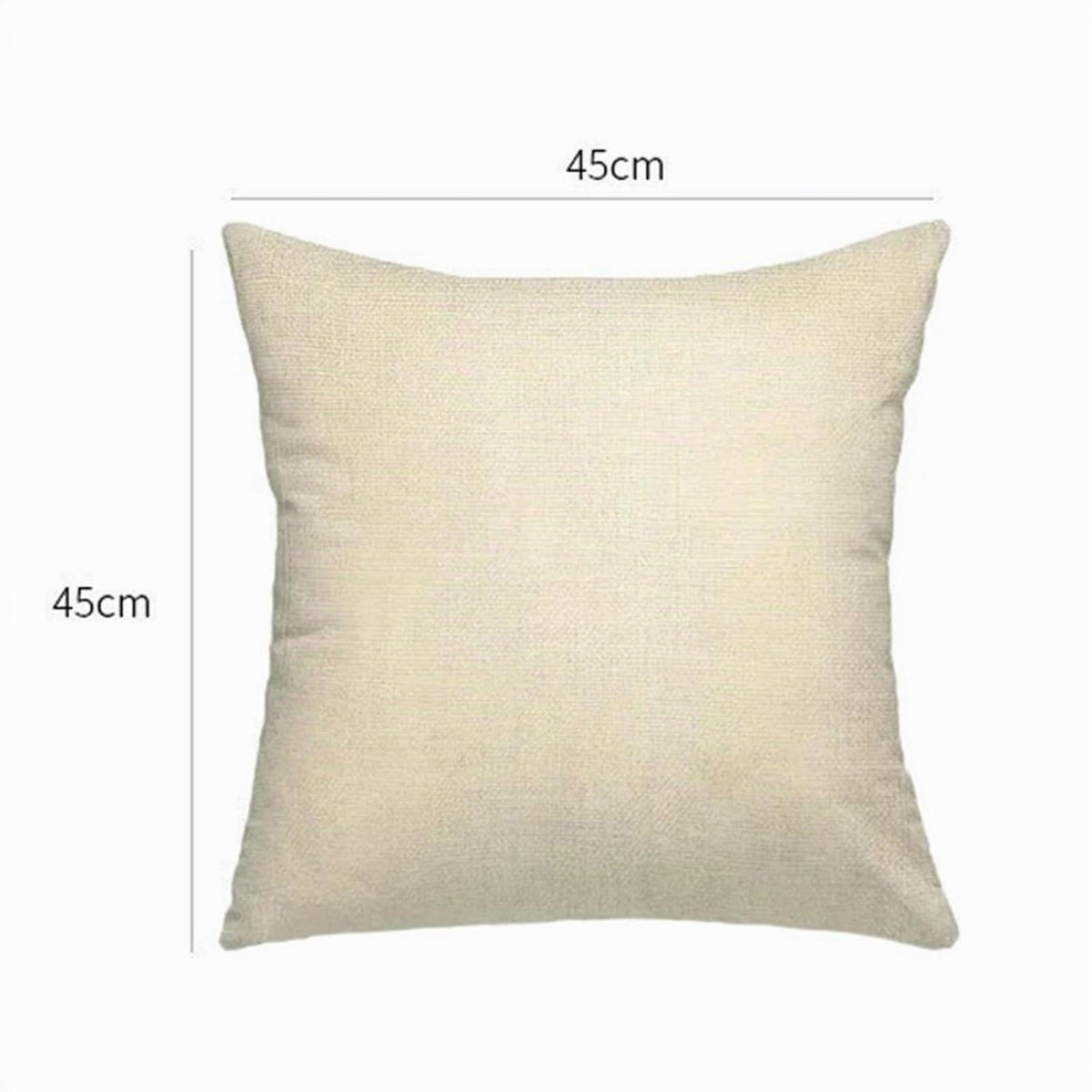 2x Kissenbezug Esel Alpaka – 45x45cm, Weicher Kurzflor