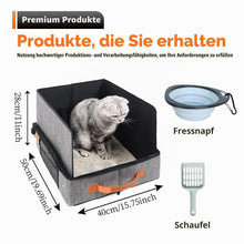 Zusammenklappbare Katzentoilette – Tragbar für Reisen & Camping