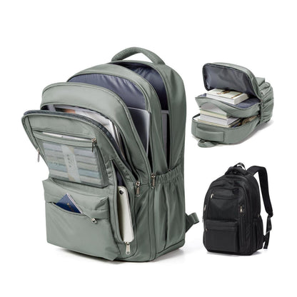 Grün A2-Grün Rucksack Schule Herren Damen – Leichter Schulrucksack 30L