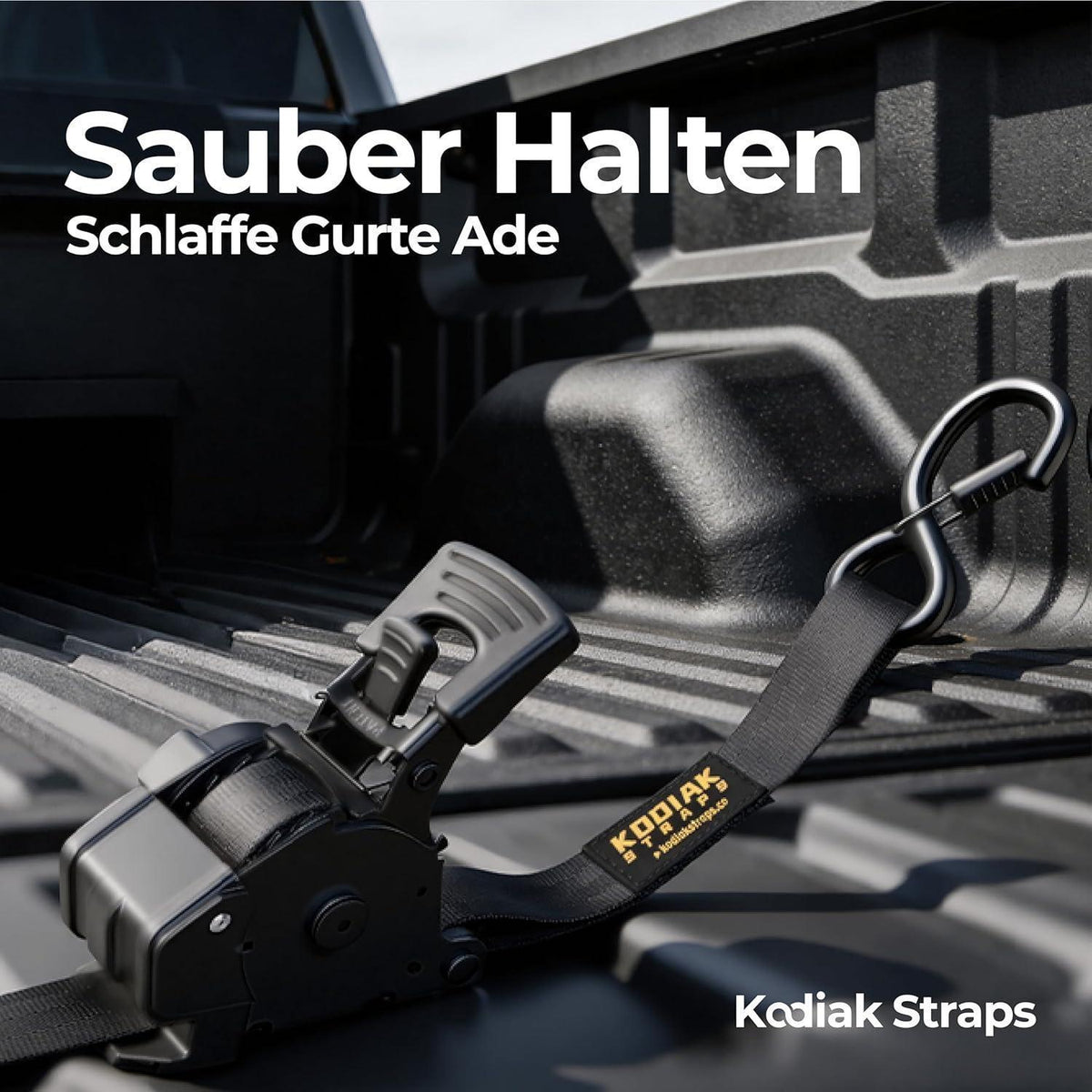 Spanngurte Automatik 3m mit S-Haken – 800KG – 4er Set