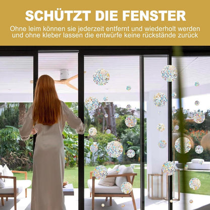 Prisma Fenstersticker – Regenbogen Suncatcher für Vogelabwehr