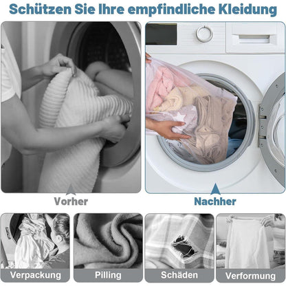 Wäschenetze 2er Set XXL & XXXL – Grobmaschig & Wiederverwendbar