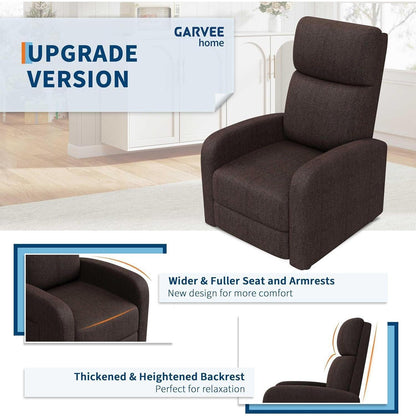 Relaxsessel mit Liegefunktion – Braun