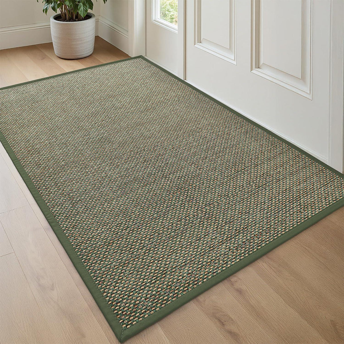 Fußmatte Innen Grün 90x140 cm – Rutschfest & Saugstark