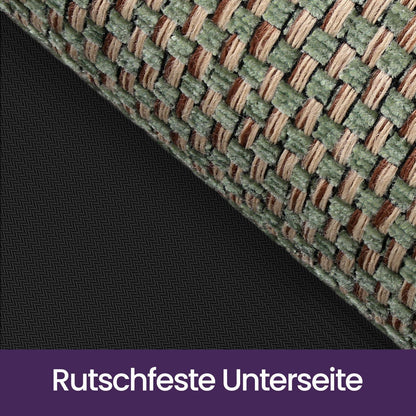 Fußmatte Grün 60x90 cm - Rutschfest & Saugstark
