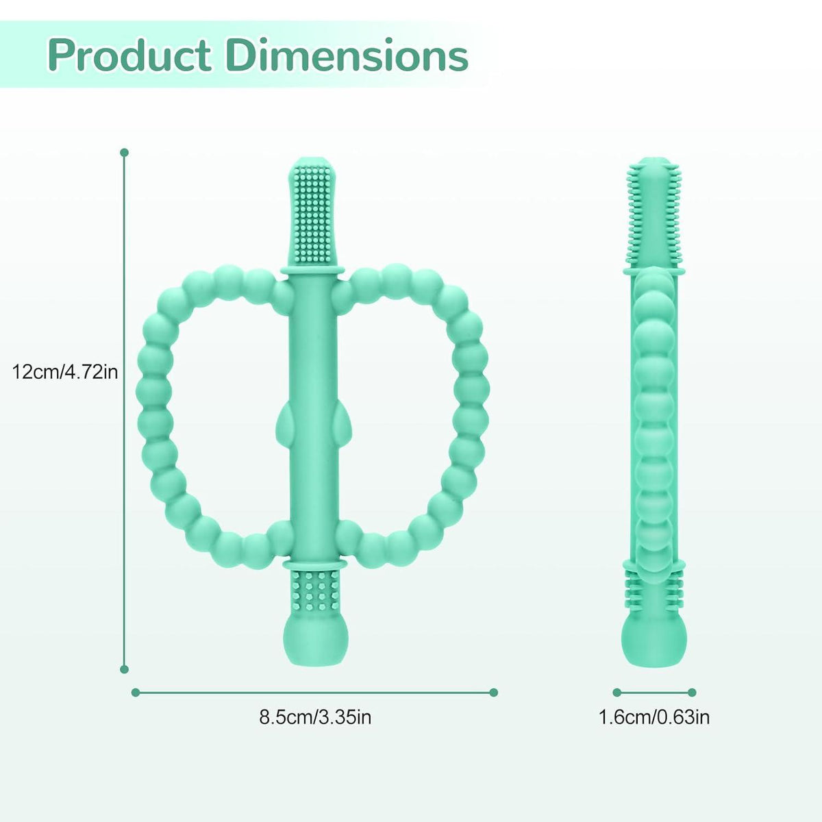 Silikon Beißring für Babys – BPA-frei & zur Zahnfleischmassage
