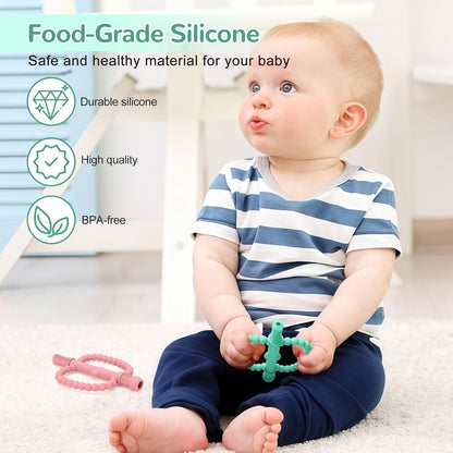 Silikon Beißring für Babys – BPA-frei & zur Zahnfleischmassage