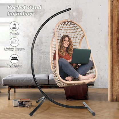 Hängesessel-Ständer C-Form – Robust & Drehbar für Indoor & Outdoor