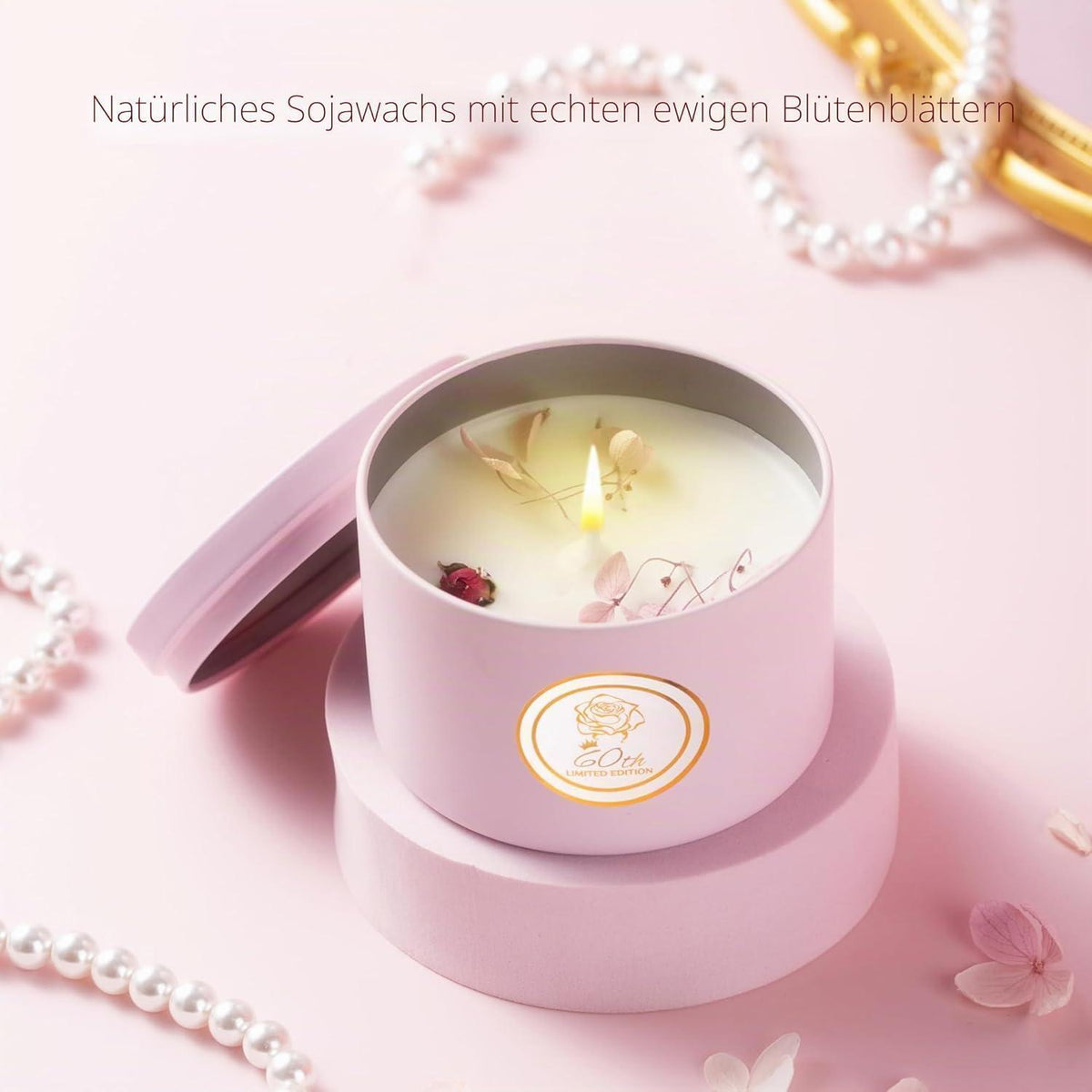 60. Geburtstag Geschenkset für Frauen – Luxus & Verwöhnen