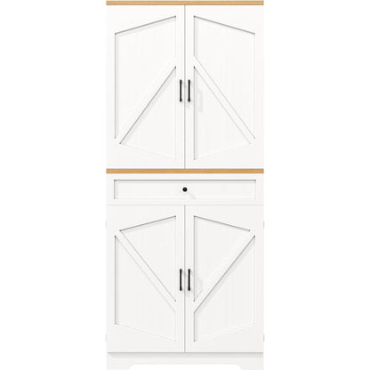 Moderner Küchenschrank 80x40x180cm mit Schubladen & Fächern