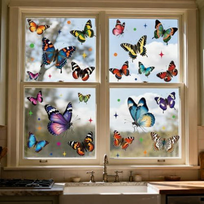 Fensterbilder Schmetterlinge – Lebendig & Doppelseitig
