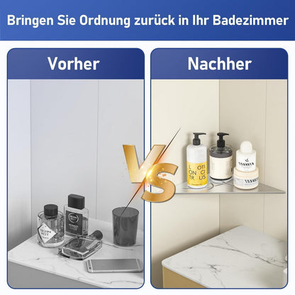 Eck-Duschregal Edelstahl 2er-Pack – Platzsparend & Robust