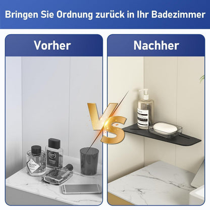 Eck Duschregal Edelstahl 2er-Pack Mattschwarz – Platzsparend & Robust
