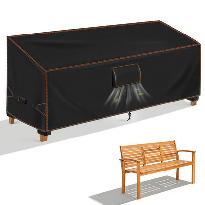 Gartenbank Abdeckung 183x75x66/91cm – Wasserdicht & Windfest