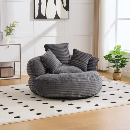 Boneless Lounger Sitzsack Sofa | Bequemes Lazy Sofa mit Kissen