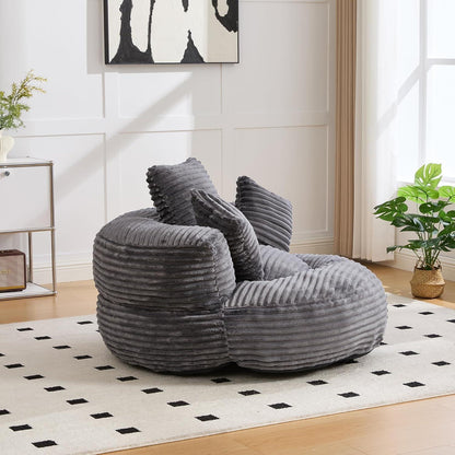 Boneless Lounger Sitzsack Sofa | Bequemes Lazy Sofa mit Kissen