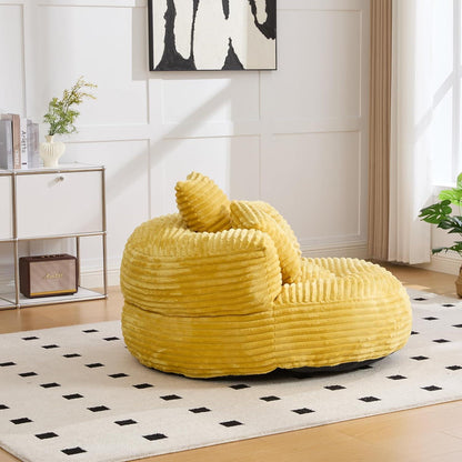 Boneless Lounger Sitzsack Sofa | Gelb | Bequem & Vielseitig