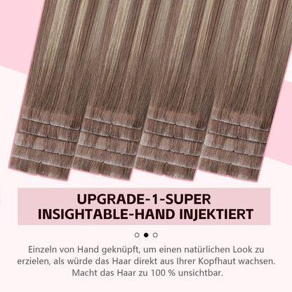 Echthaar Tape-in Verlängerung #8/60 – 55cm, 50g
