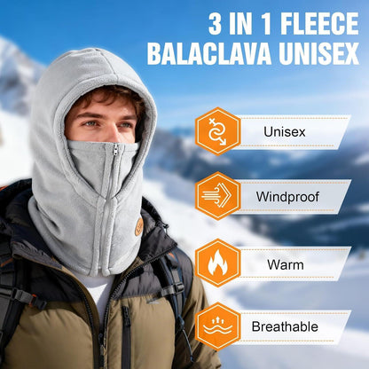 Thermo Sturmhaube Fleece – Winddicht & Warm für Herren & Damen