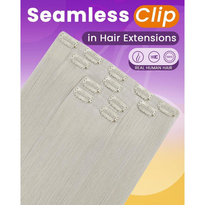 Blond Echthaar Clip-in Extensions 50cm – Remy Haarverlängerung