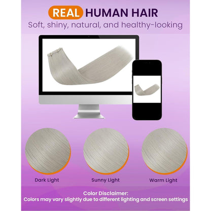 Blond Echthaar Clip-in Extensions 50cm – Remy Haarverlängerung
