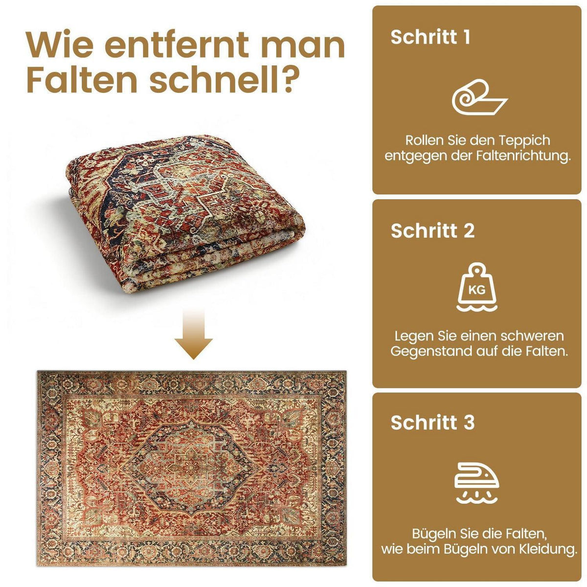 Fußmatte Braun/Mehrfarbig 60x90cm – Kinder & Tierfreundlich