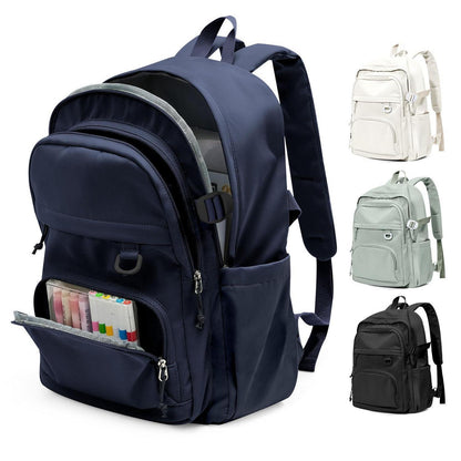 Schulrucksack für Teenager & Studenten – Wasserdicht, 14 Zoll Laptopfach