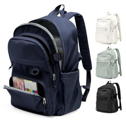 Schulrucksack für Teenager & Studenten – Wasserdicht, 14 Zoll Laptopfach