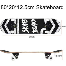 Komplettes Skateboard 31x8 Zoll – Perfektes Geschenk für Kinder & Erwachsene