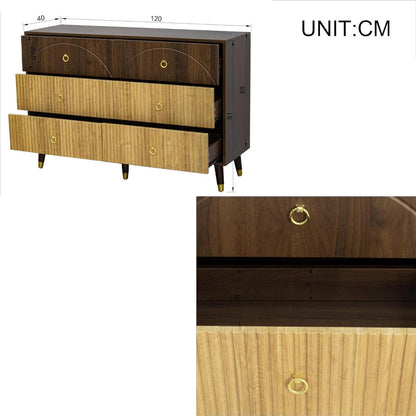 Modernes Sideboard mit 6 Schubladen – Vielseitiger Stauraum