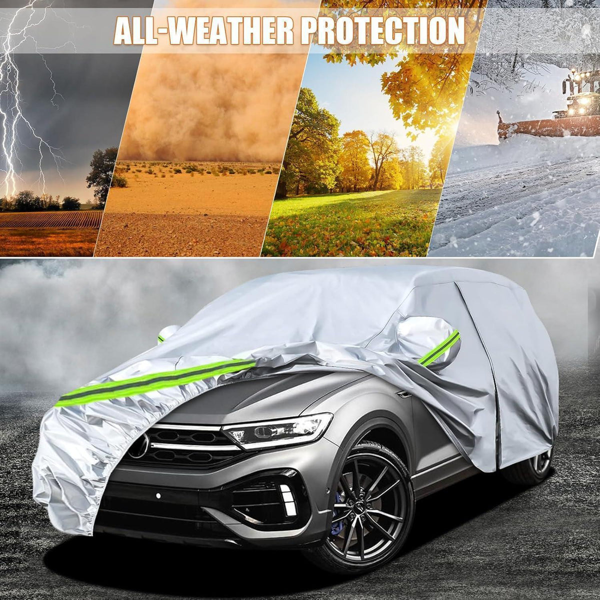 Autoabdeckung Wasserdicht VW T-ROC 2017-2022, Atmungsaktiv & Schutz
