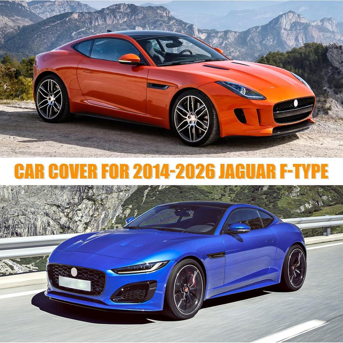 Auto Abdeckung Jaguar F-Type 2014-2022, Wasserdicht & Atmungsaktiv