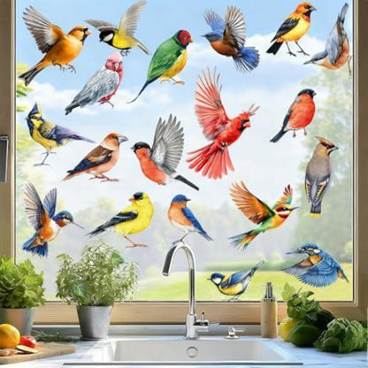 Vogelaufkleber Fenster – Vogelschutz & Naturdeko