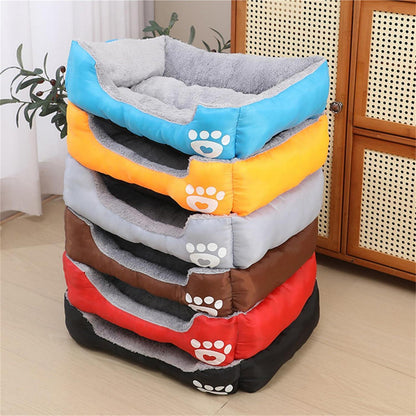 Orthopädisches Hundebett Orange L – Weich & Rutschfest