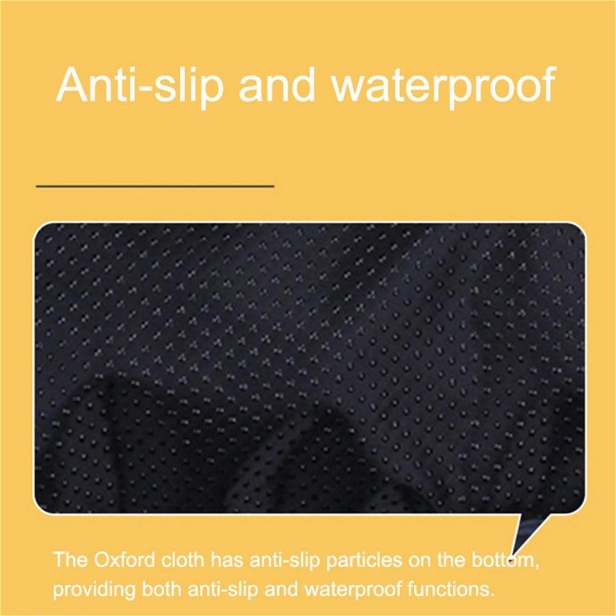 Orthopädisches Hundebett Orange L – Weich & Rutschfest