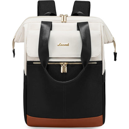 Laptop Rucksack Damen 18 Zoll, Reise-Tagesrucksack 2 in 1