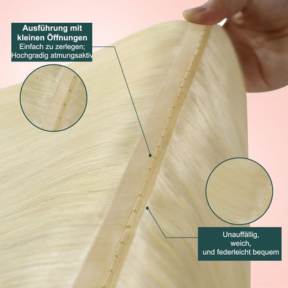 Blond Butterfly Haarverlängerung Echthaar 40cm