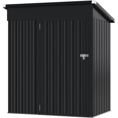 Metall Gerätehaus 150x91x185 cm – Pultdach & abschließbar