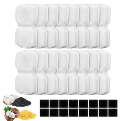 Katzenbrunnen Filter 32er Pack – Ersatzfilter für sauberes Wasser
