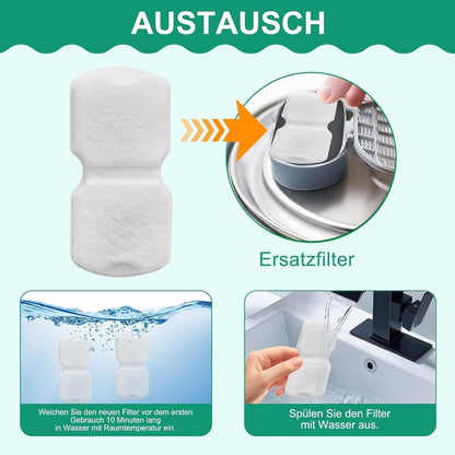 Katzenbrunnen Filter 32er Pack – Ersatzfilter für sauberes Wasser