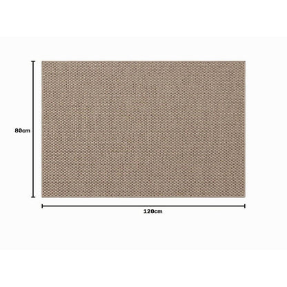 Fußmatte Innen 80x120cm Dunkles Beige – Schmutzfangmatte